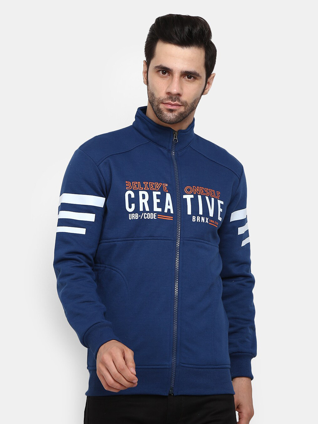 

V-Mart Men Blue Sweatshirt