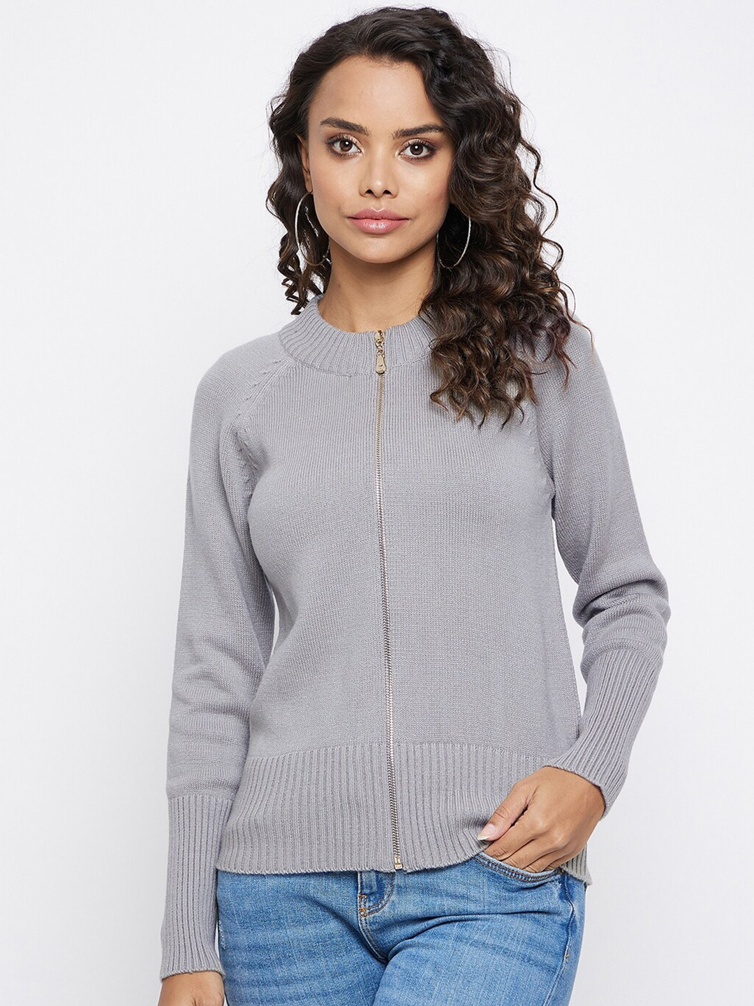

Madame Women Grey Cardigan