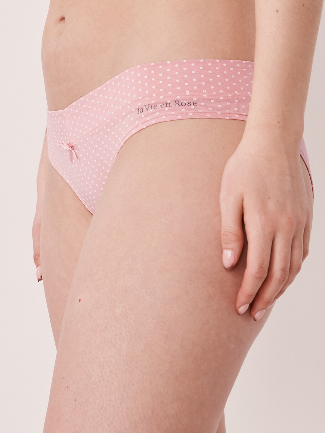 

La Vie en Rose Women Pink Printed Bikini Briefs