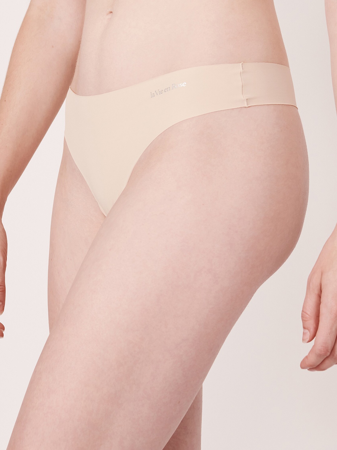 

La Vie en Rose Women Beige Solid Brief