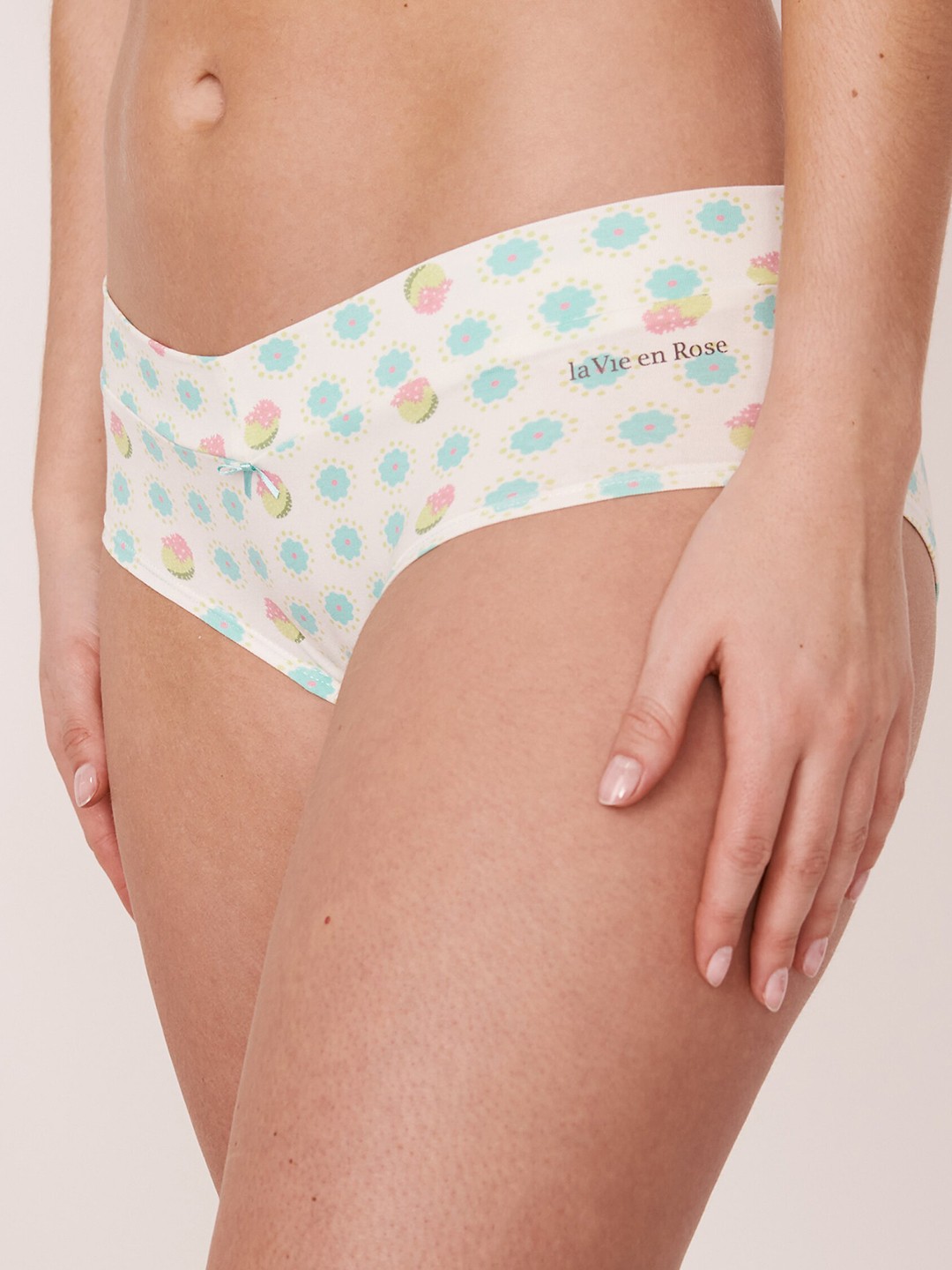 

La Vie en Rose Women White Printed Hipster Briefs