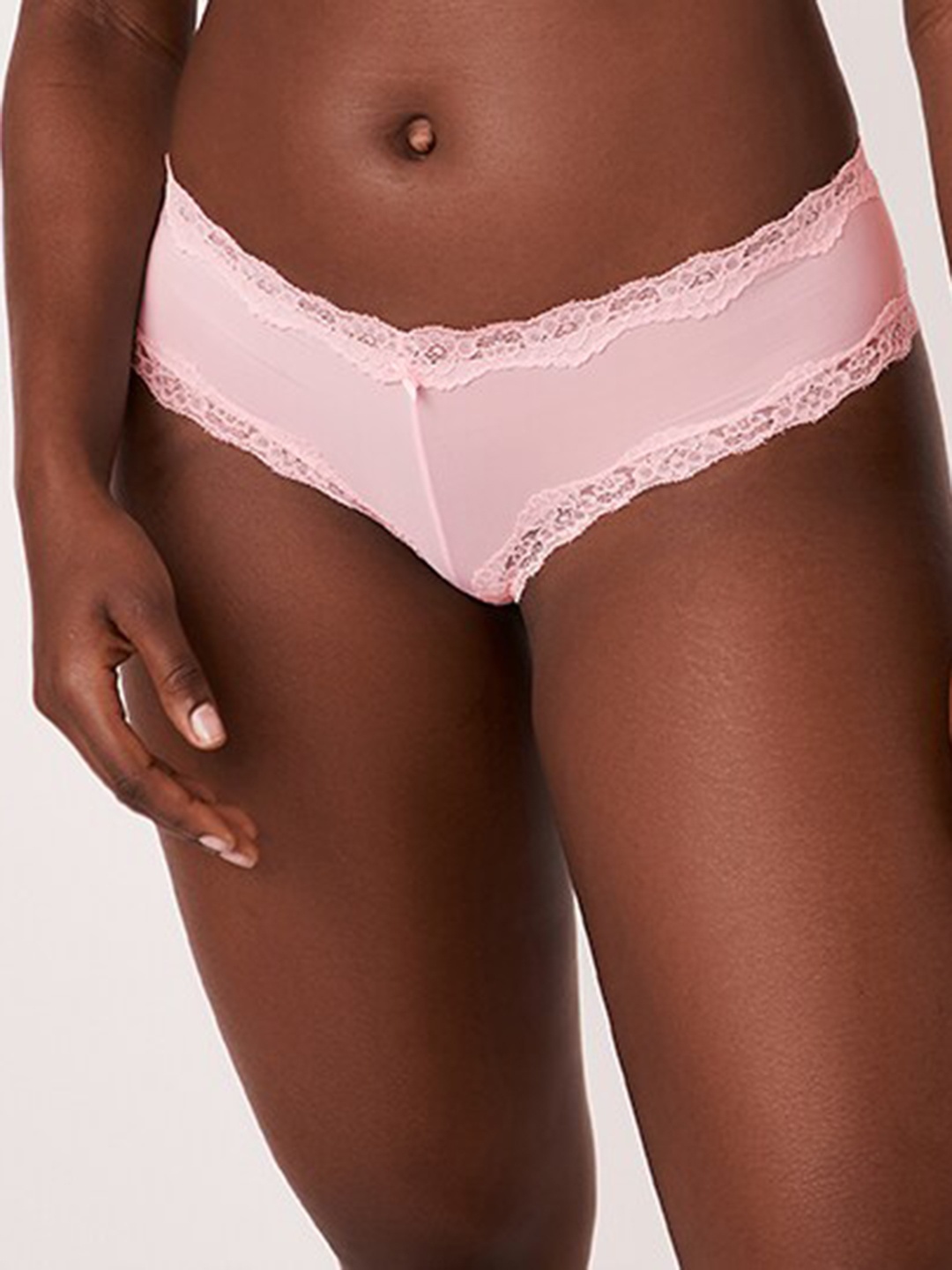 

La Vie en Rose Women Pink Solid Bikini Briefs