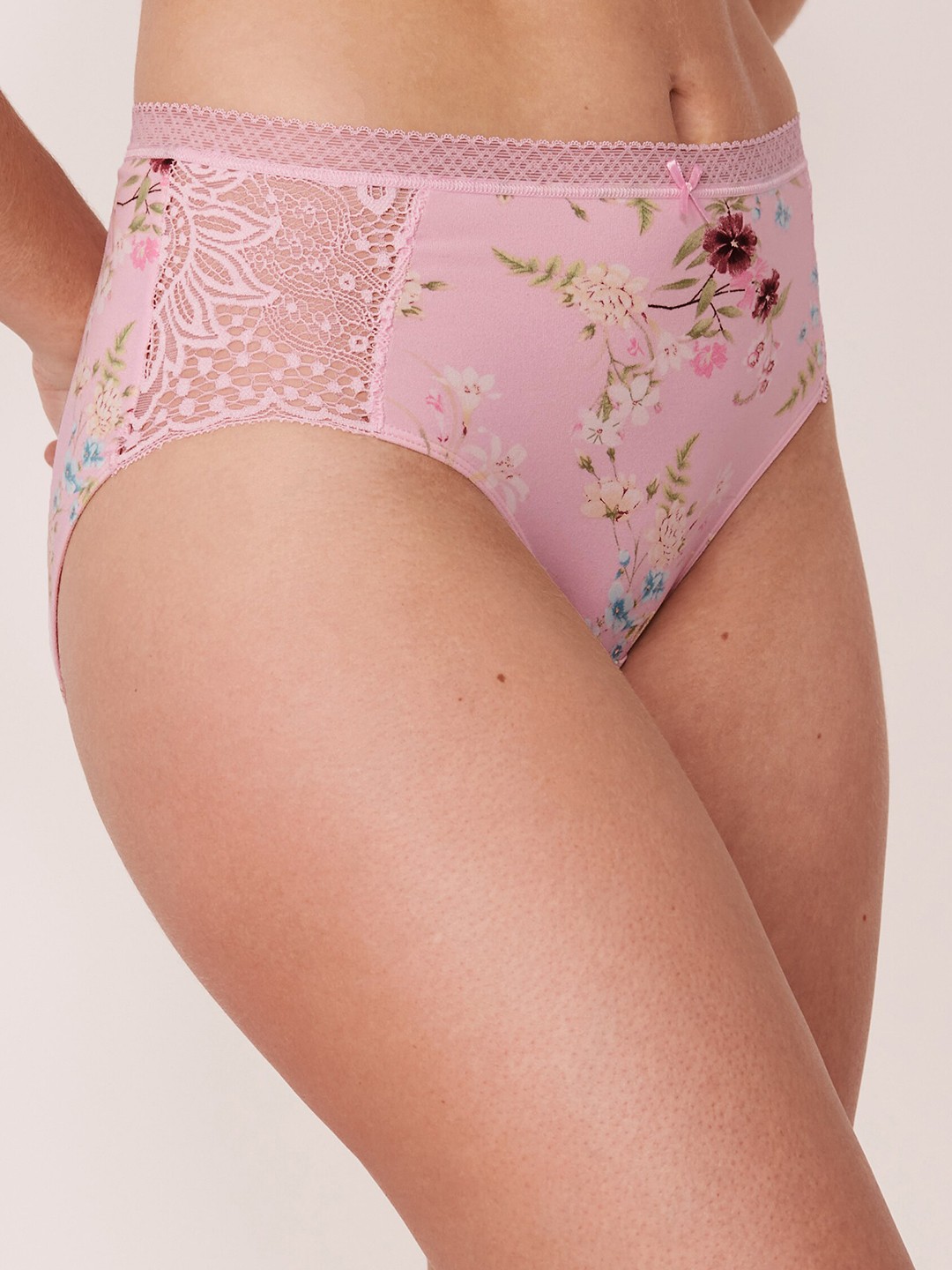 

La Vie en Rose Women Pink Printed Bikini Briefs