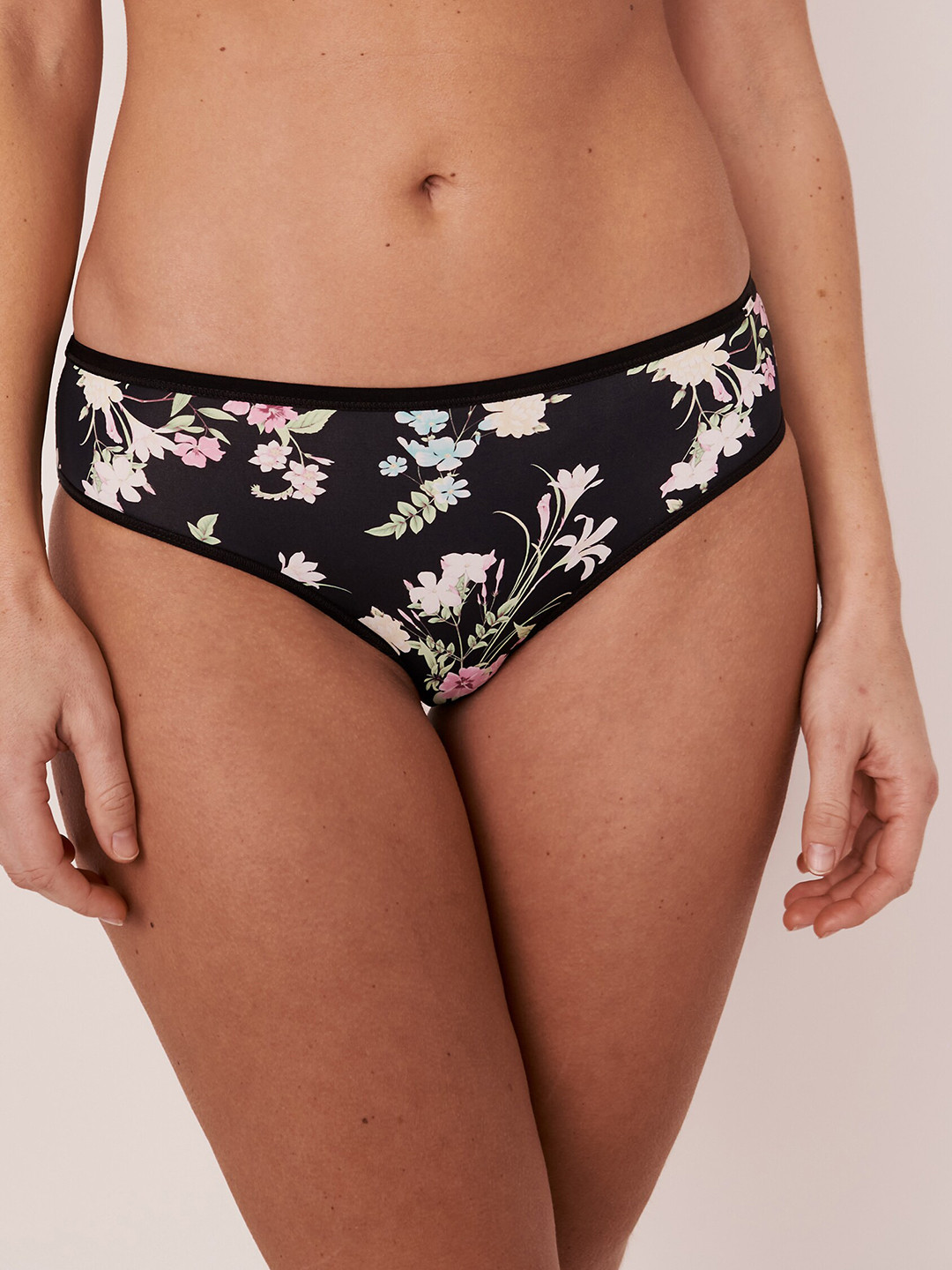 

La Vie en Rose Women Black Printed Bikini Briefs