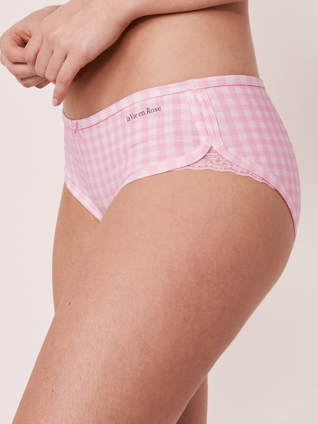 

La Vie en Rose Women Cotton Pink Brief
