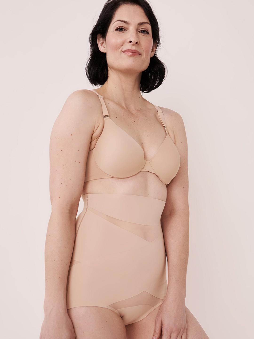 

La Vie en Rose Women Beige Solid Shaper Brief Shapewear