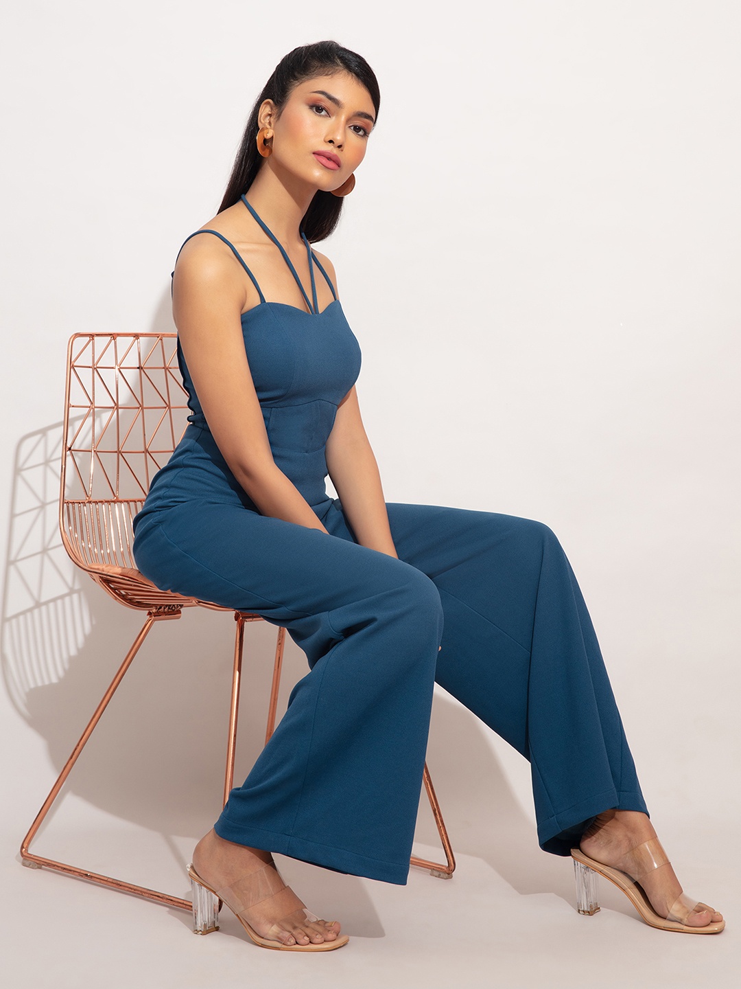 

20Dresses Blue Basic Jumpsuit