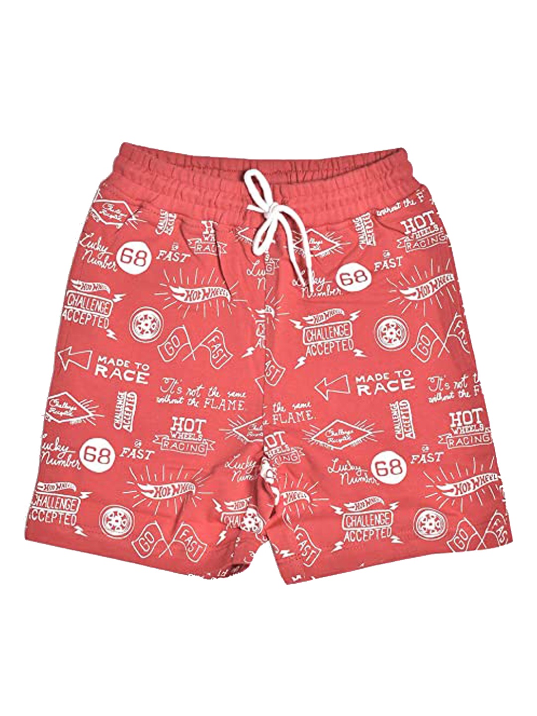 

toothless Boys Red Printed Shorts