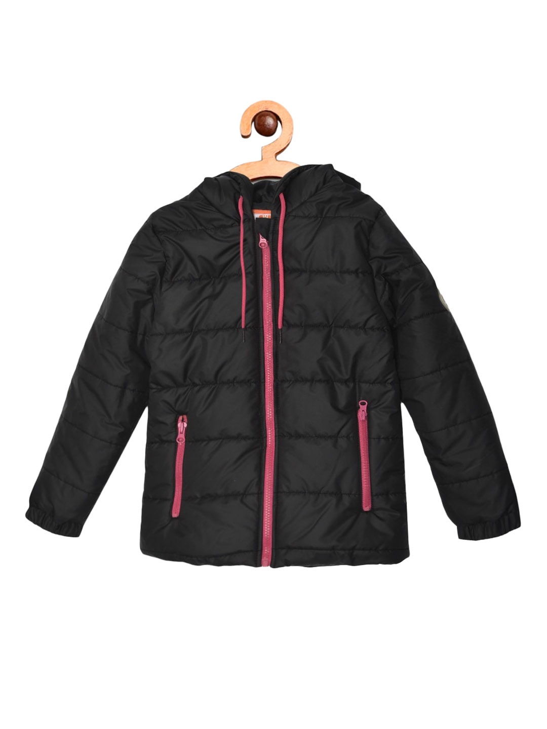 

toothless Girls Black Lightweight Quilted Jacket