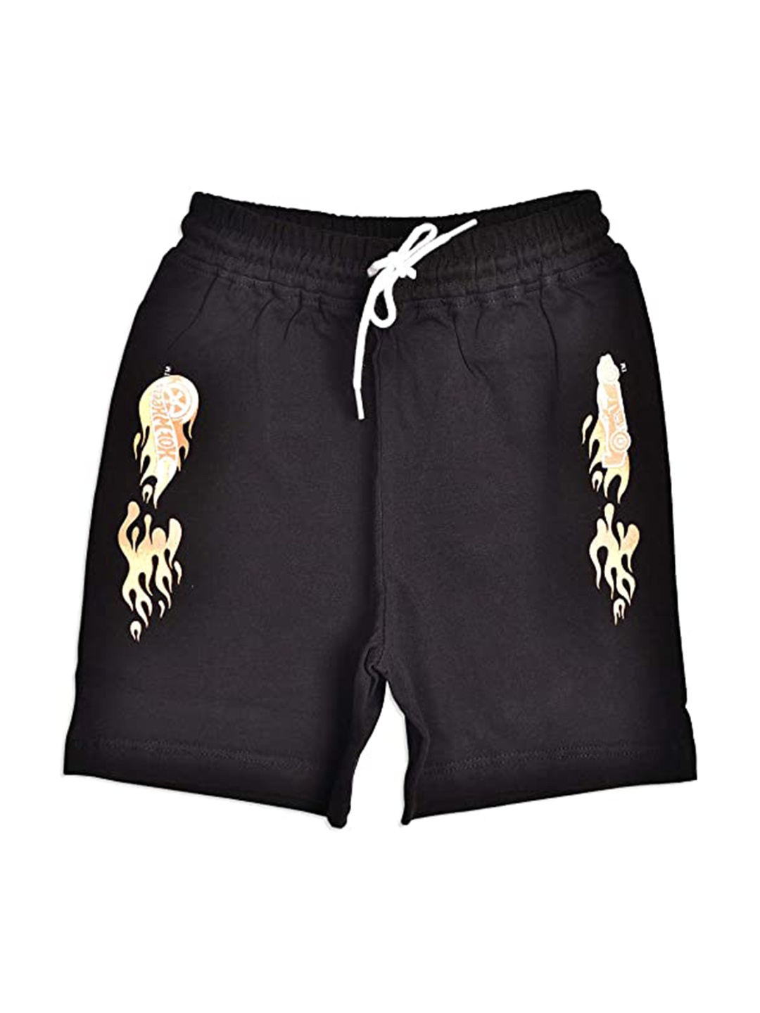 

toothless Boys Black Printed Shorts