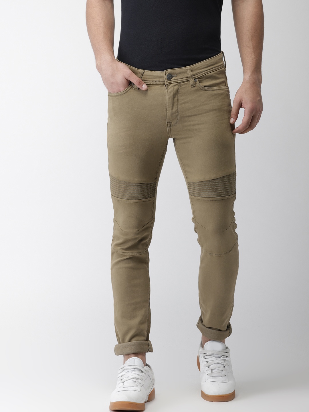 

Celio Men Brown Slim Fit Solid Regular Trousers