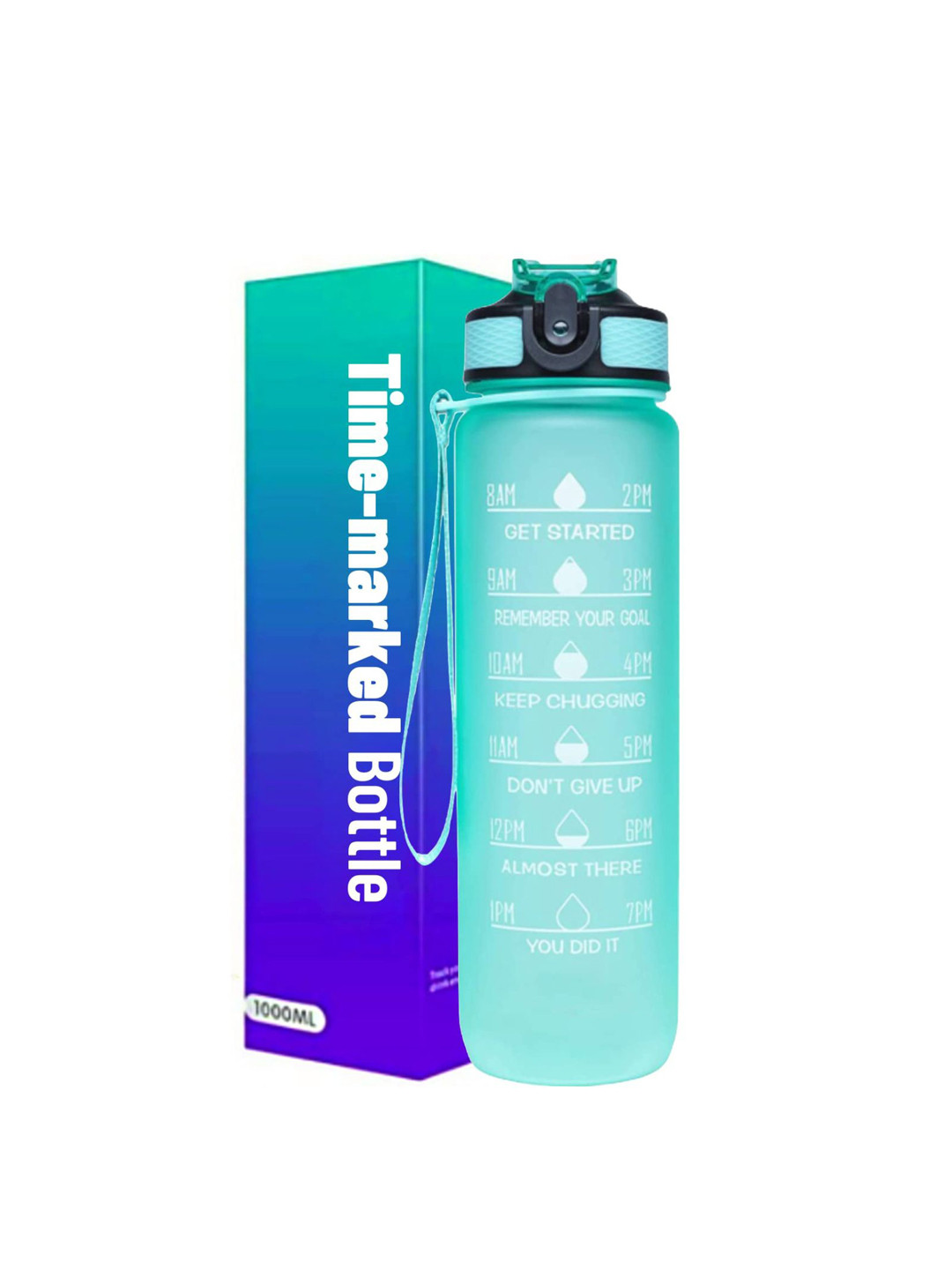 

Frabble8 Green Water Printed Water Bottle