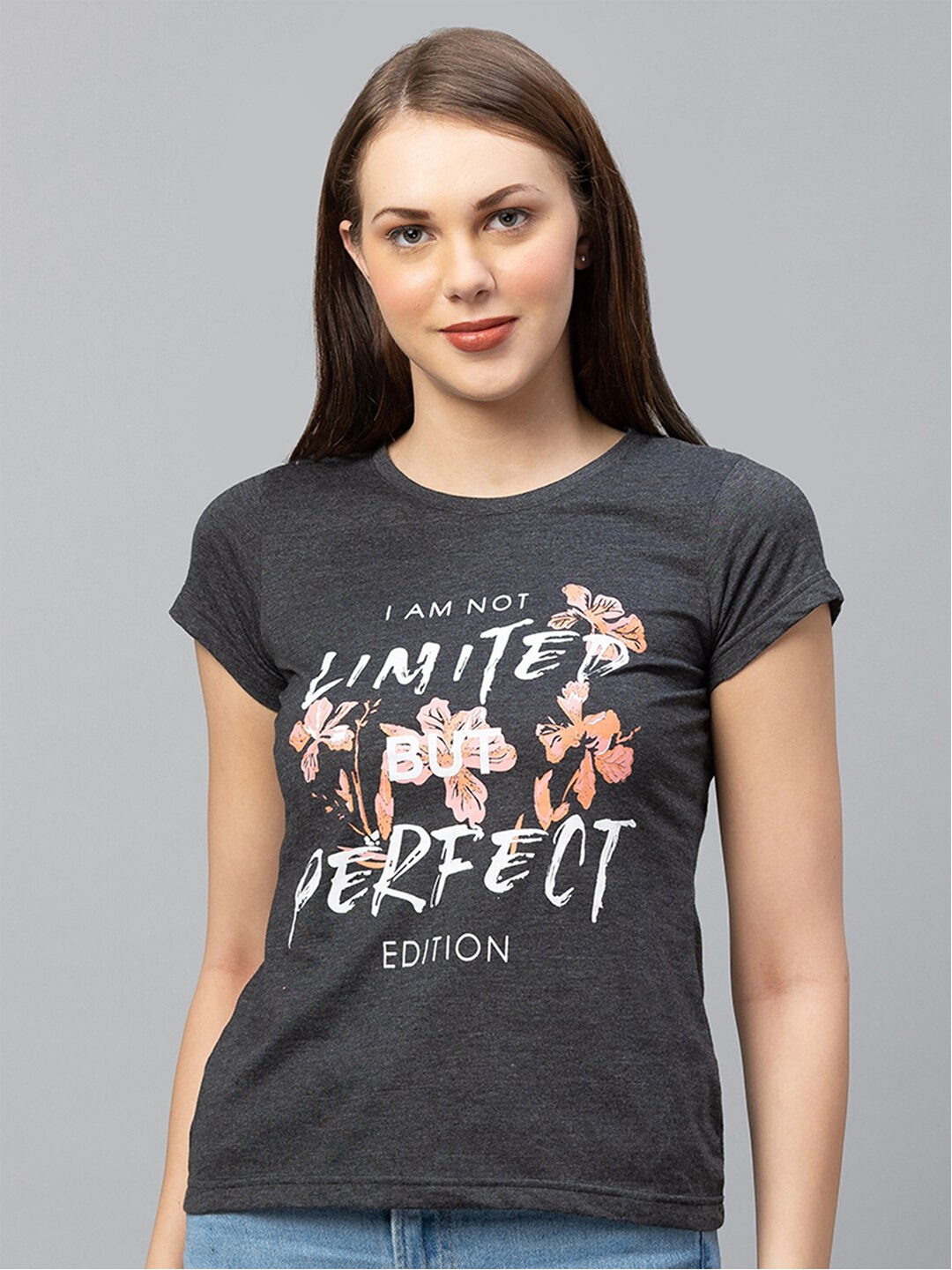 

Globus Women Black Printed T-shirt