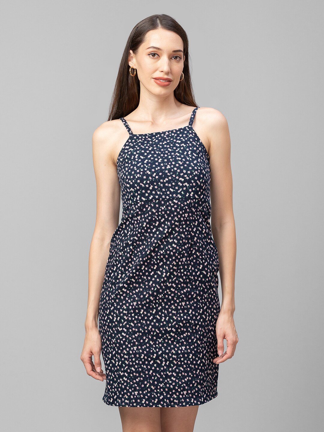

Globus Navy Blue Denim Sheath Dress