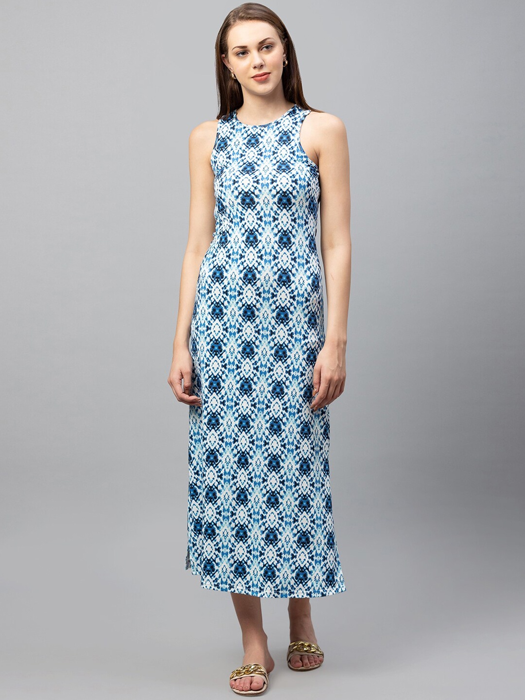 

Globus Blue Floral Maxi Midi Dress