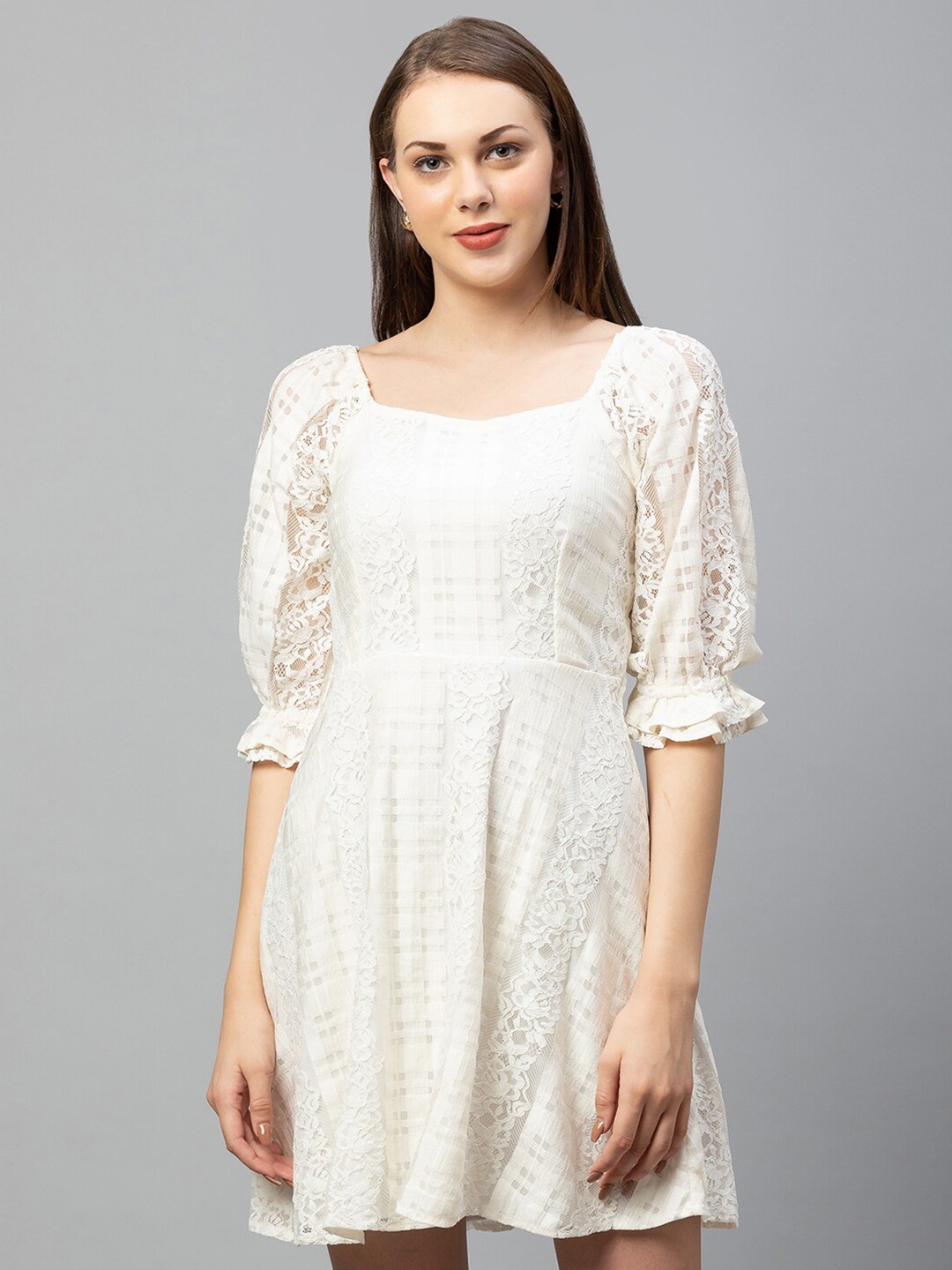 

Globus Cream-Coloured Lace Dress