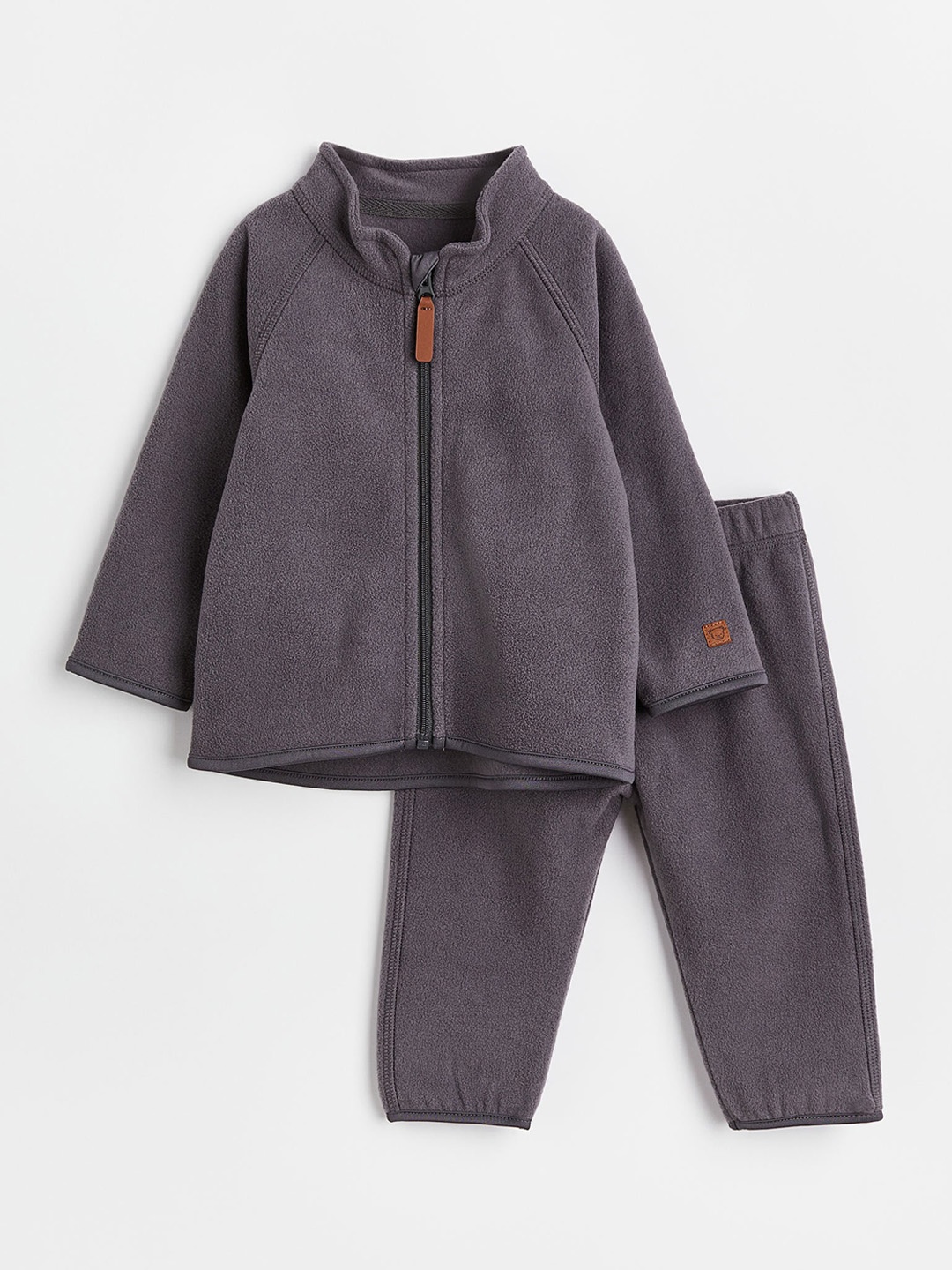 

H&M Kids Boys 2-piece fleece set, Grey