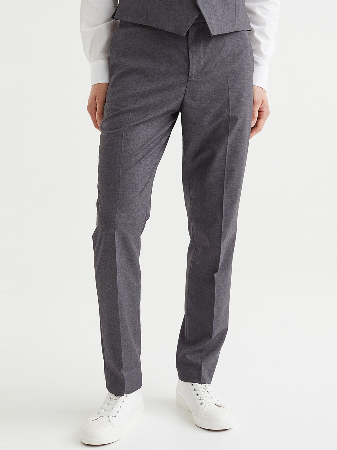 

H&M Men Suit trousers Slim Fit, Grey
