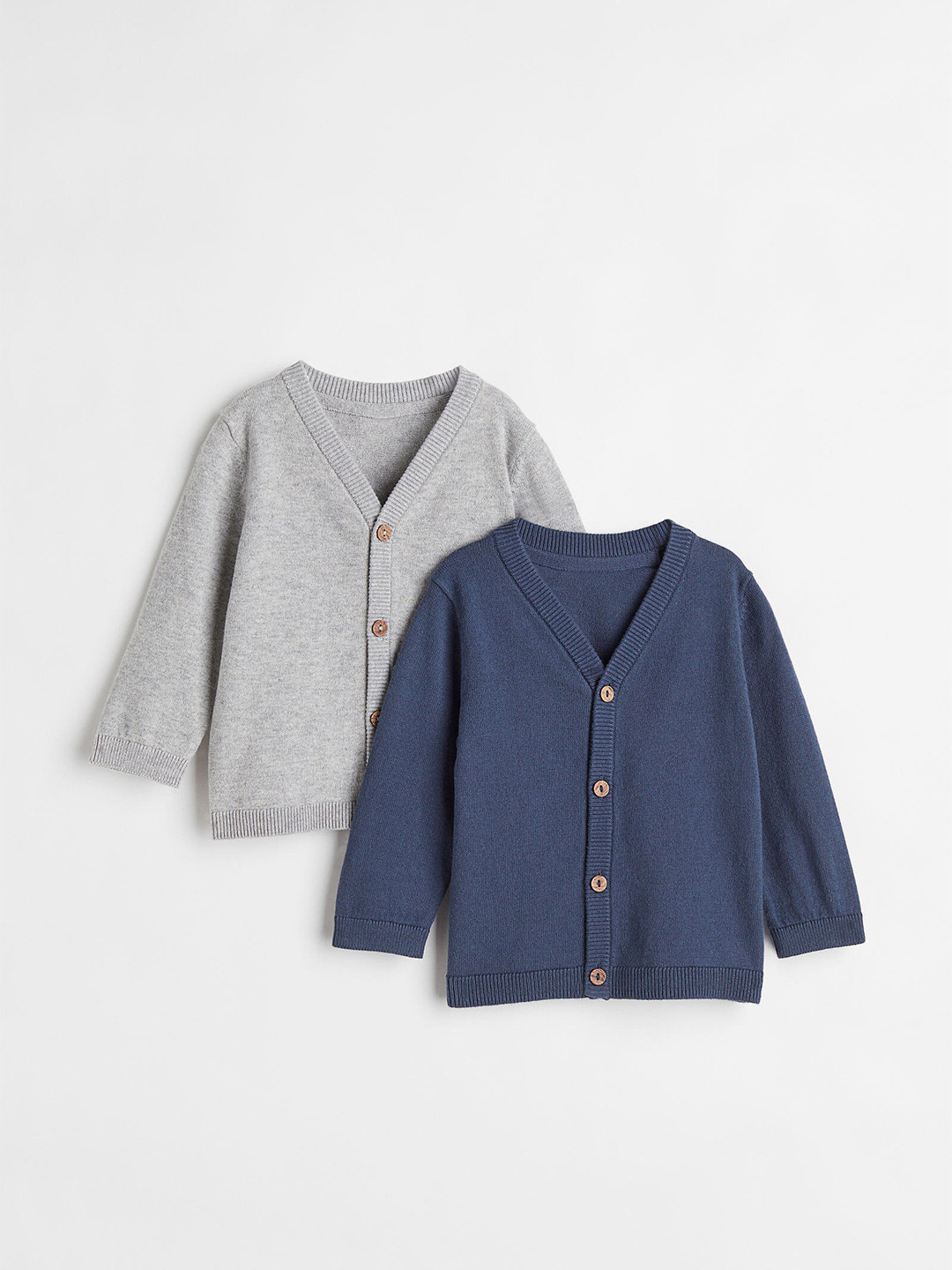 

H&M Boys 2-pack cotton cardigans, Blue