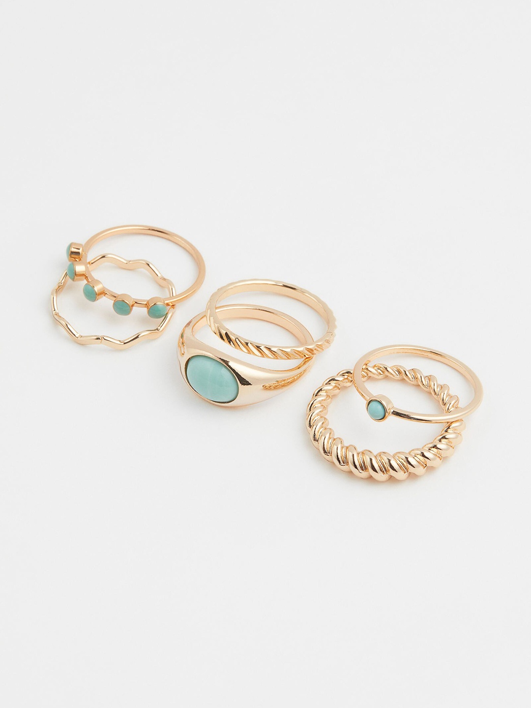 

H&M Women 6-Pack Rings, Gold