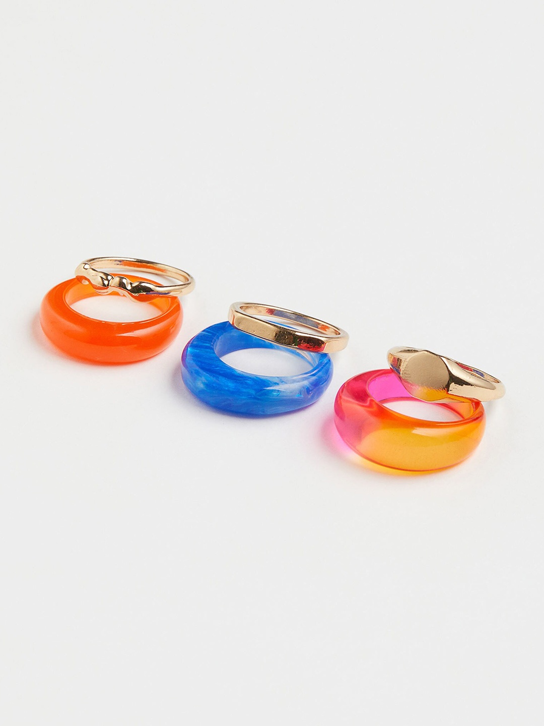 

H&M Women 6-Pack Rings, Gold
