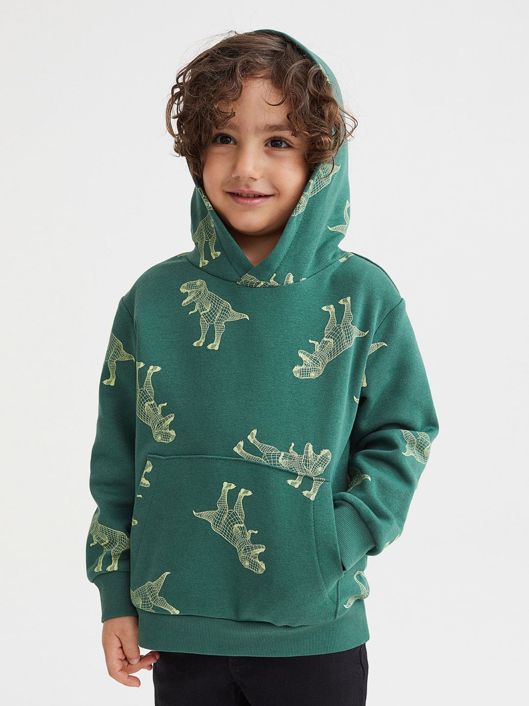 

H&M Boys Hoodie, Green