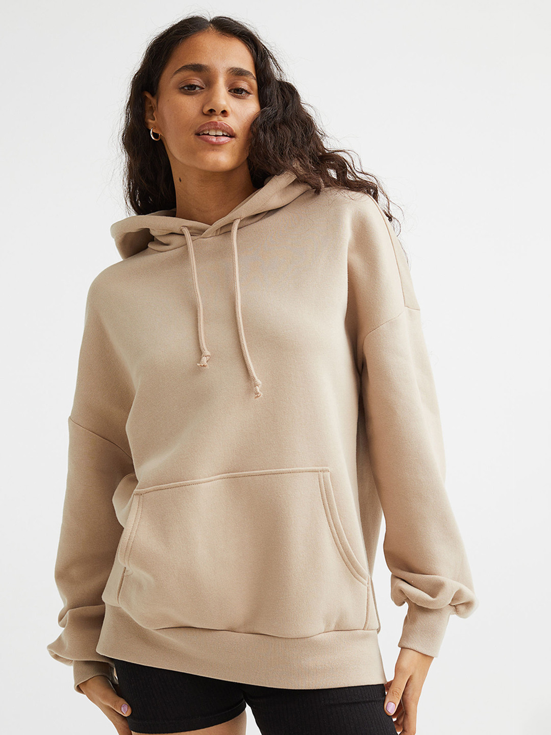 

H&M Woman Oversized hoodie, Beige