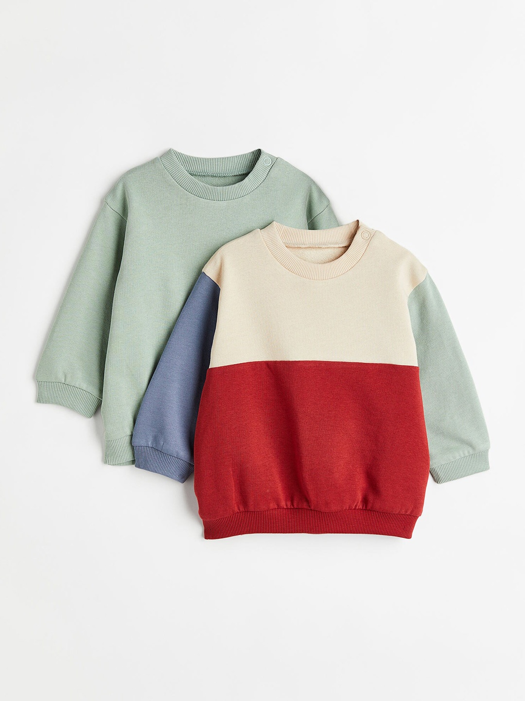 

H&M Boys 2-Pack Cotton Sweatshirts, Multi