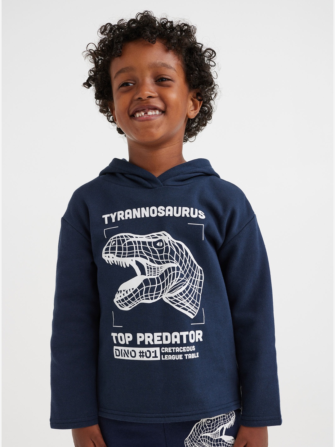 

H&M Kids Boys Printed hoodie, Blue