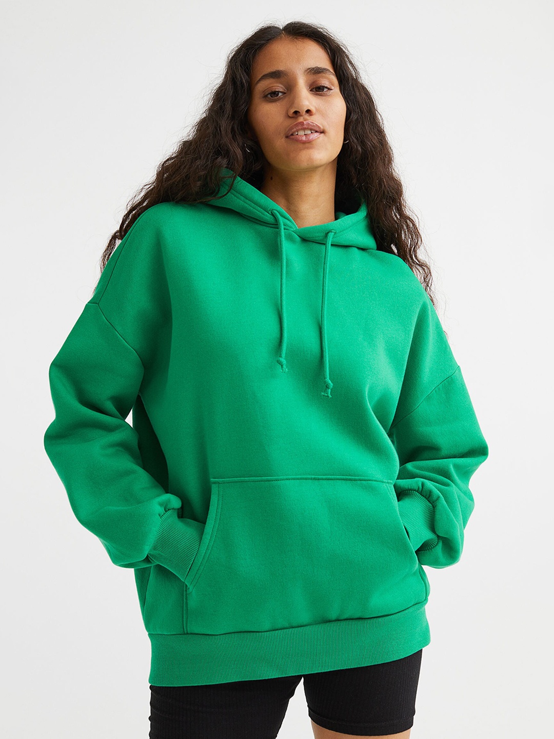 

H&M Woman Oversized hoodie, Green