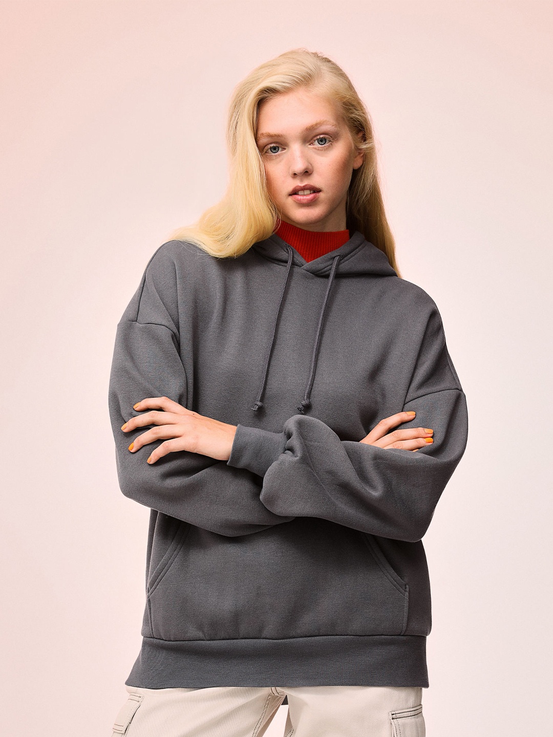 

H&M Oversized Hoodie, Grey