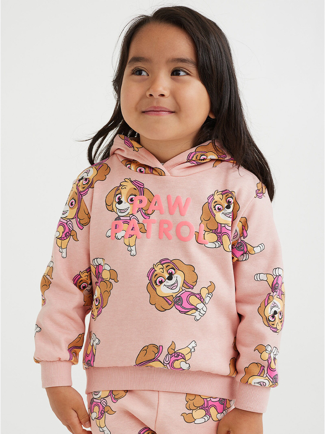 

H&M Girls 2-Piece Printed Sweatshirt Set, Pink