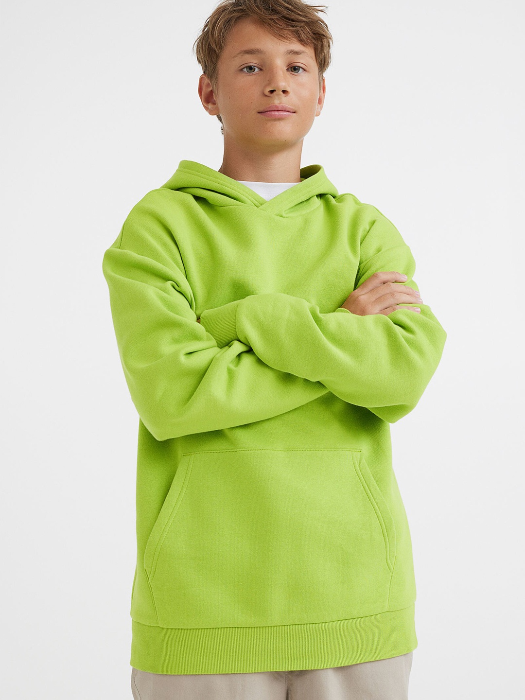 

H&M Oversized Hoodie, Green
