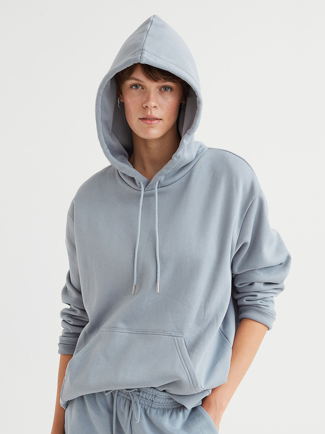 

H&M Women Hooded Top, Blue