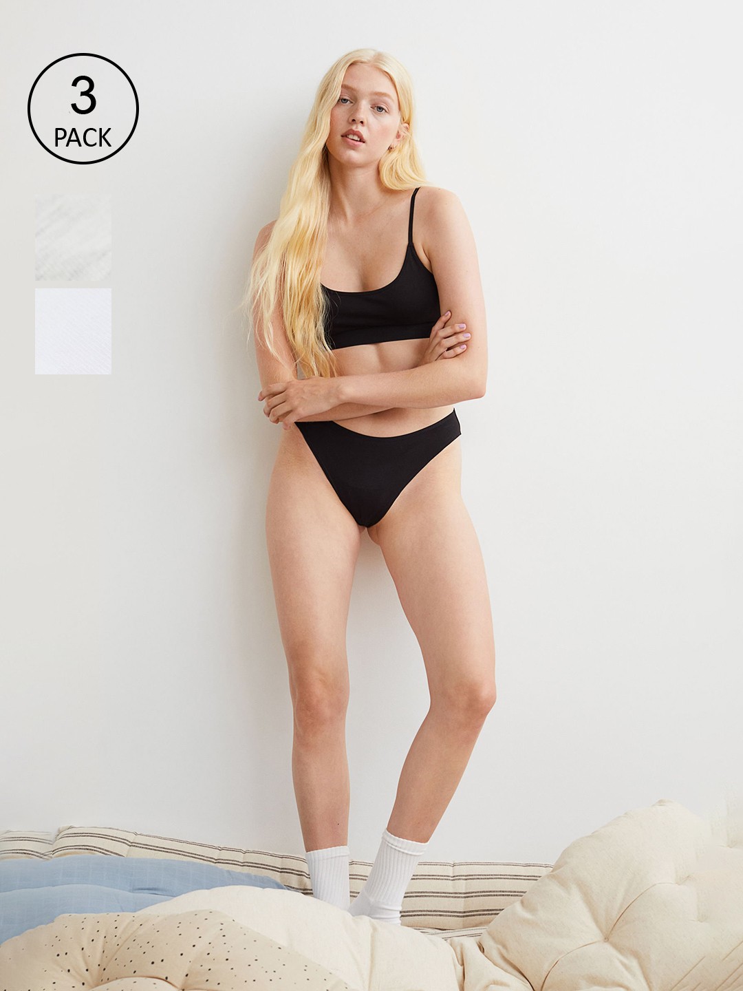 

H&M Women 5-pack briefs, Black