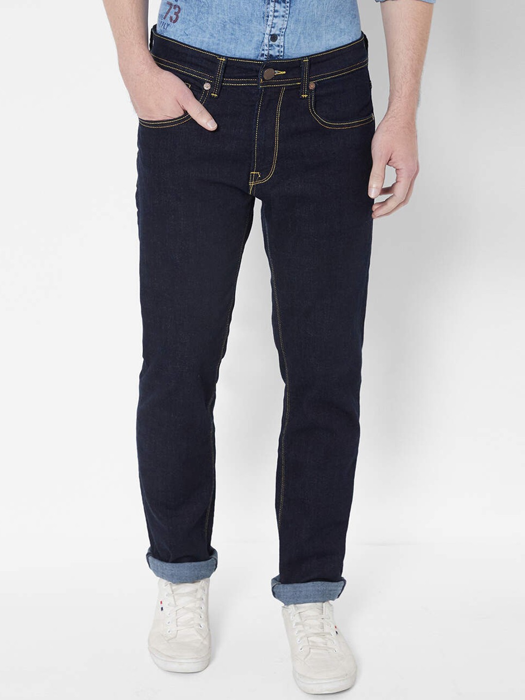 

Pepe Jeans Men Blue Stretchable Jeans