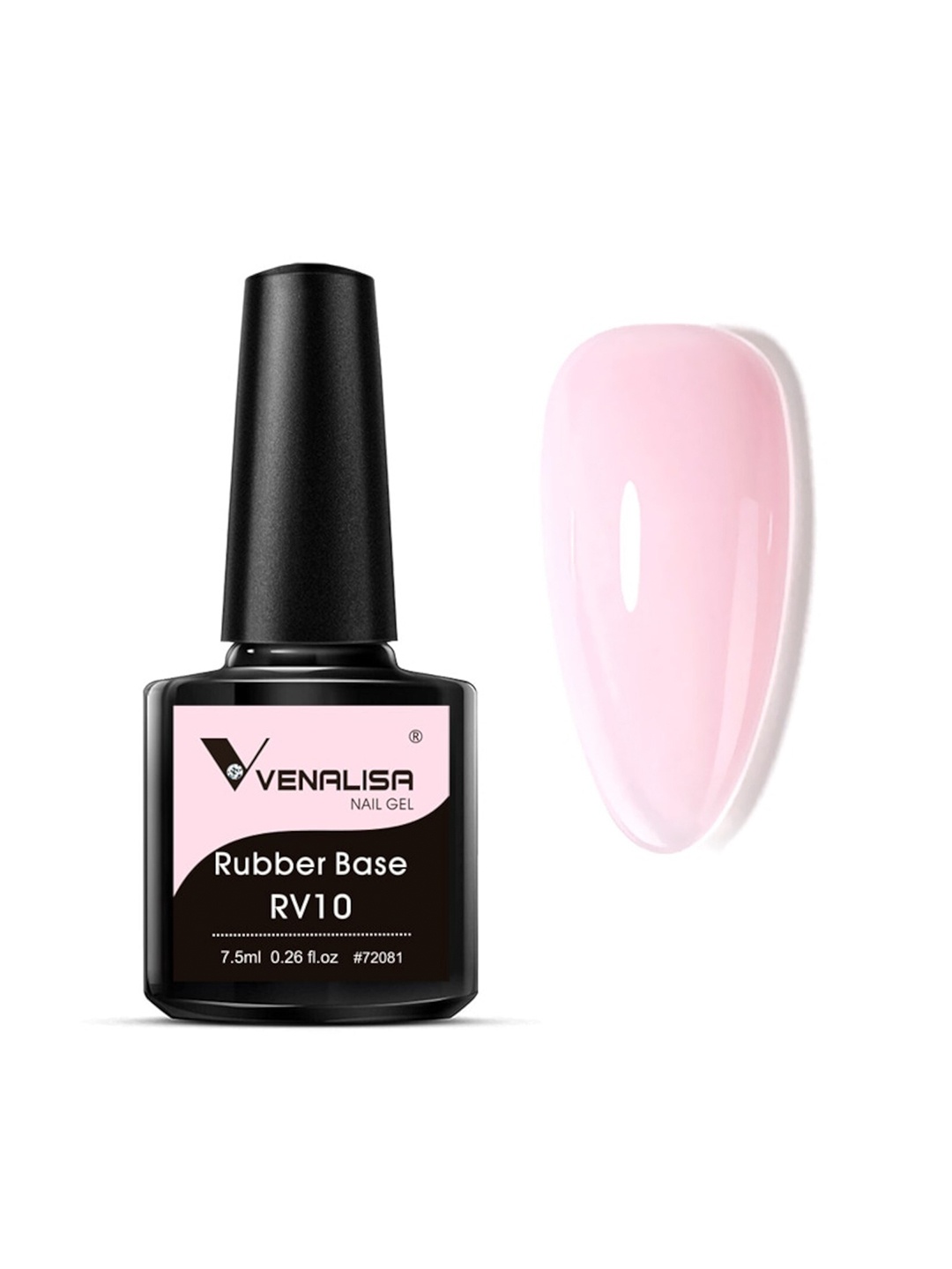 

VENALISA UV Gel Polish Soak Off Rubber Base Coat Color 7.5ml, Multi