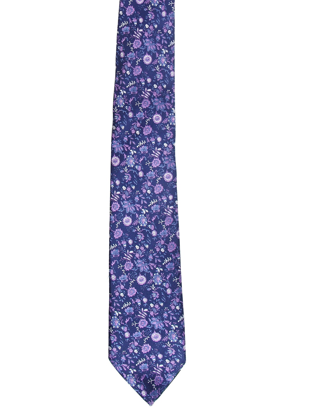 

Calvadoss Men Blue & Purple Woven Design Broad Tie