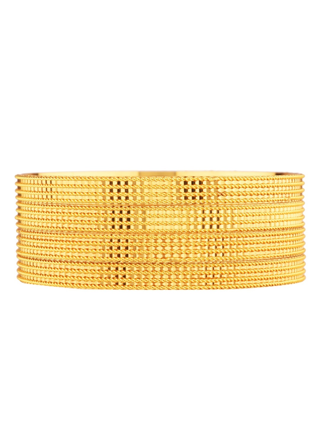 

Efulgenz Gold-Plated Designer Bangle Set