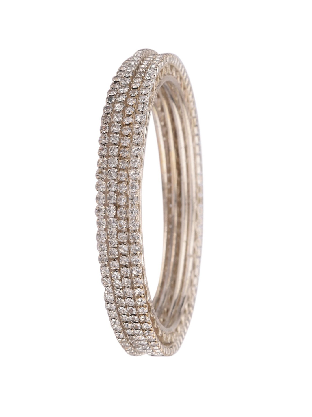

Efulgenz Women White Bangle