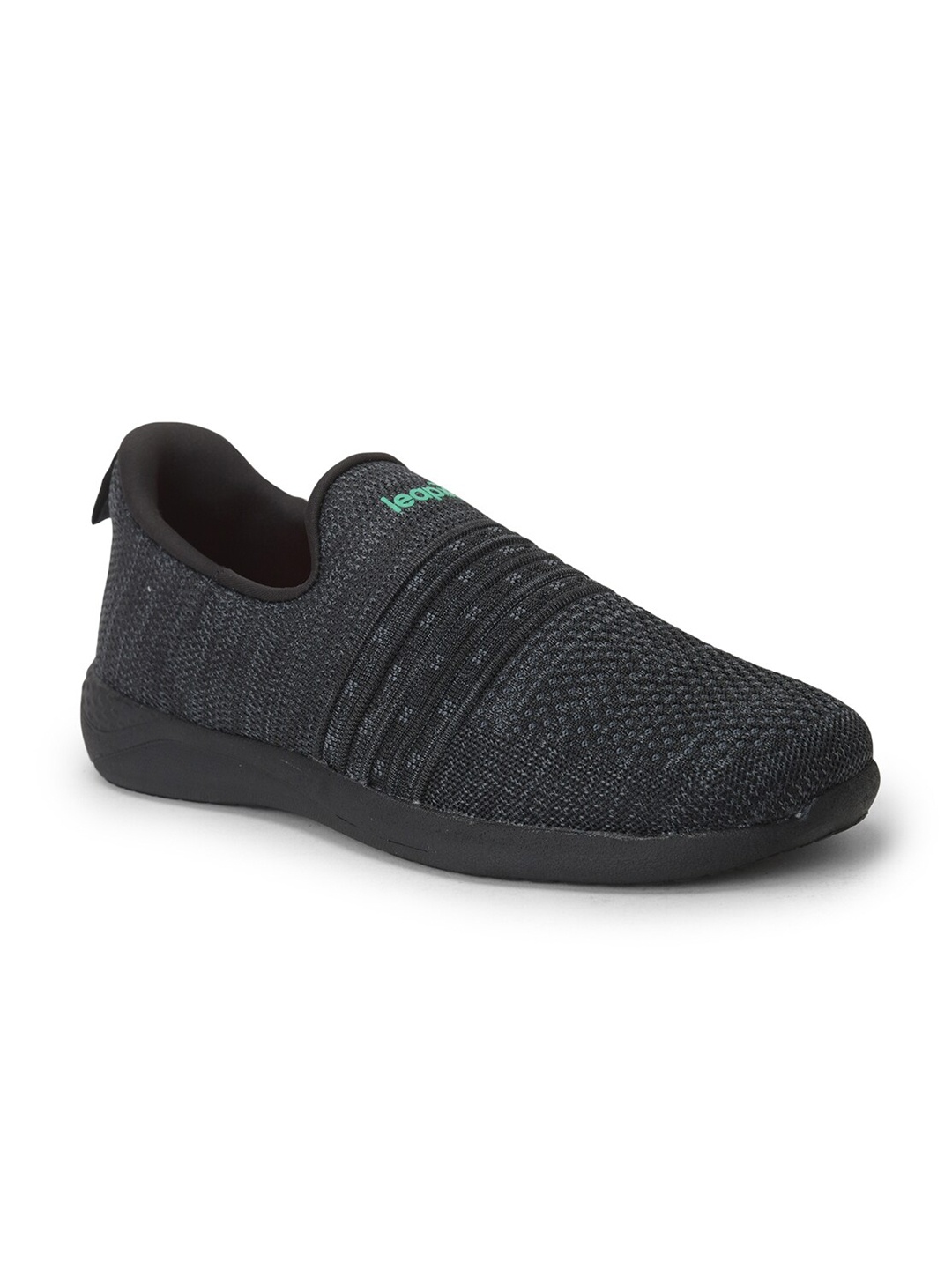 

Liberty Men Black Mesh Walking Non-Marking Shoes