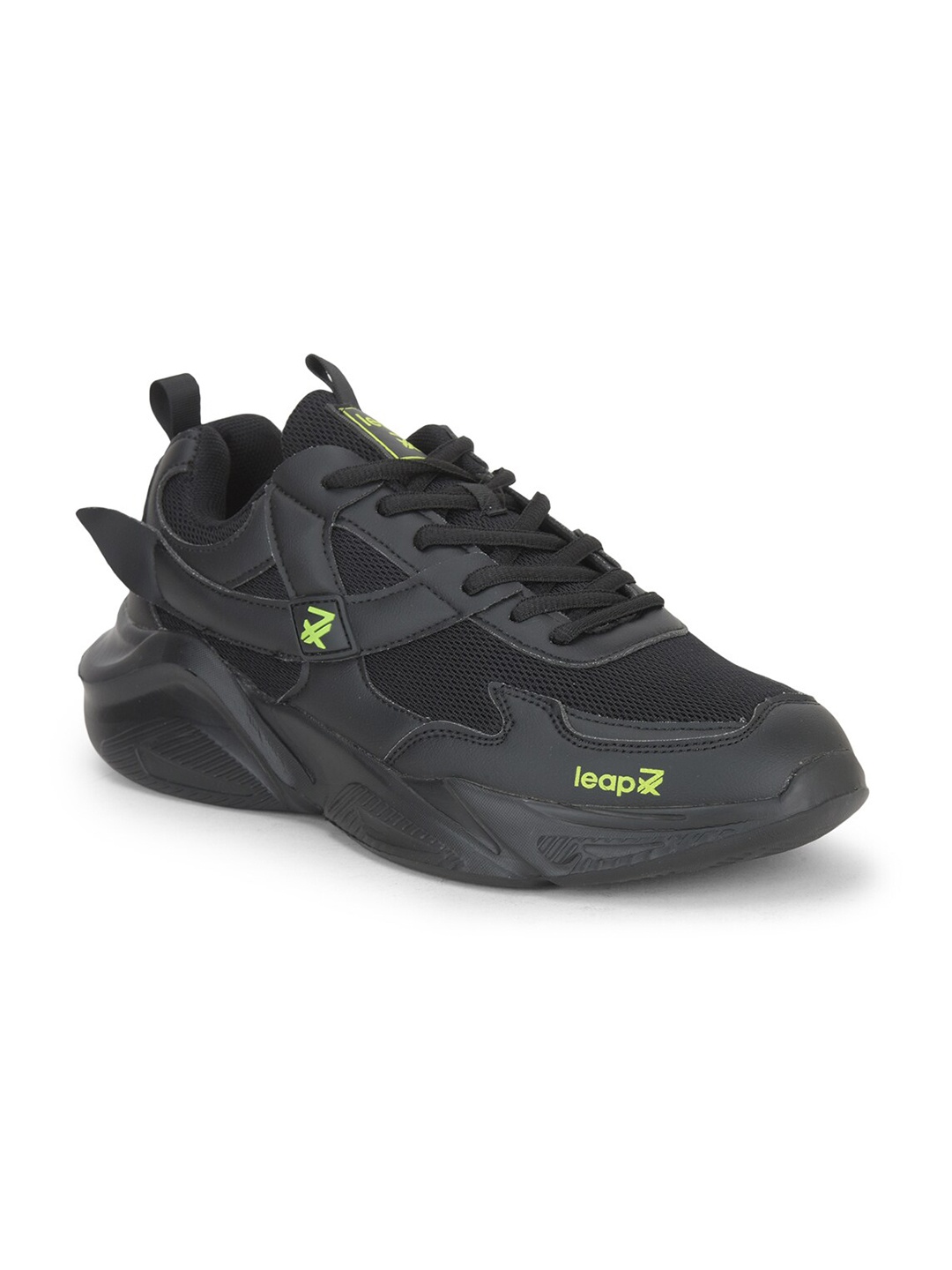 

Liberty Men Black Mesh Walking Non-Marking Shoes
