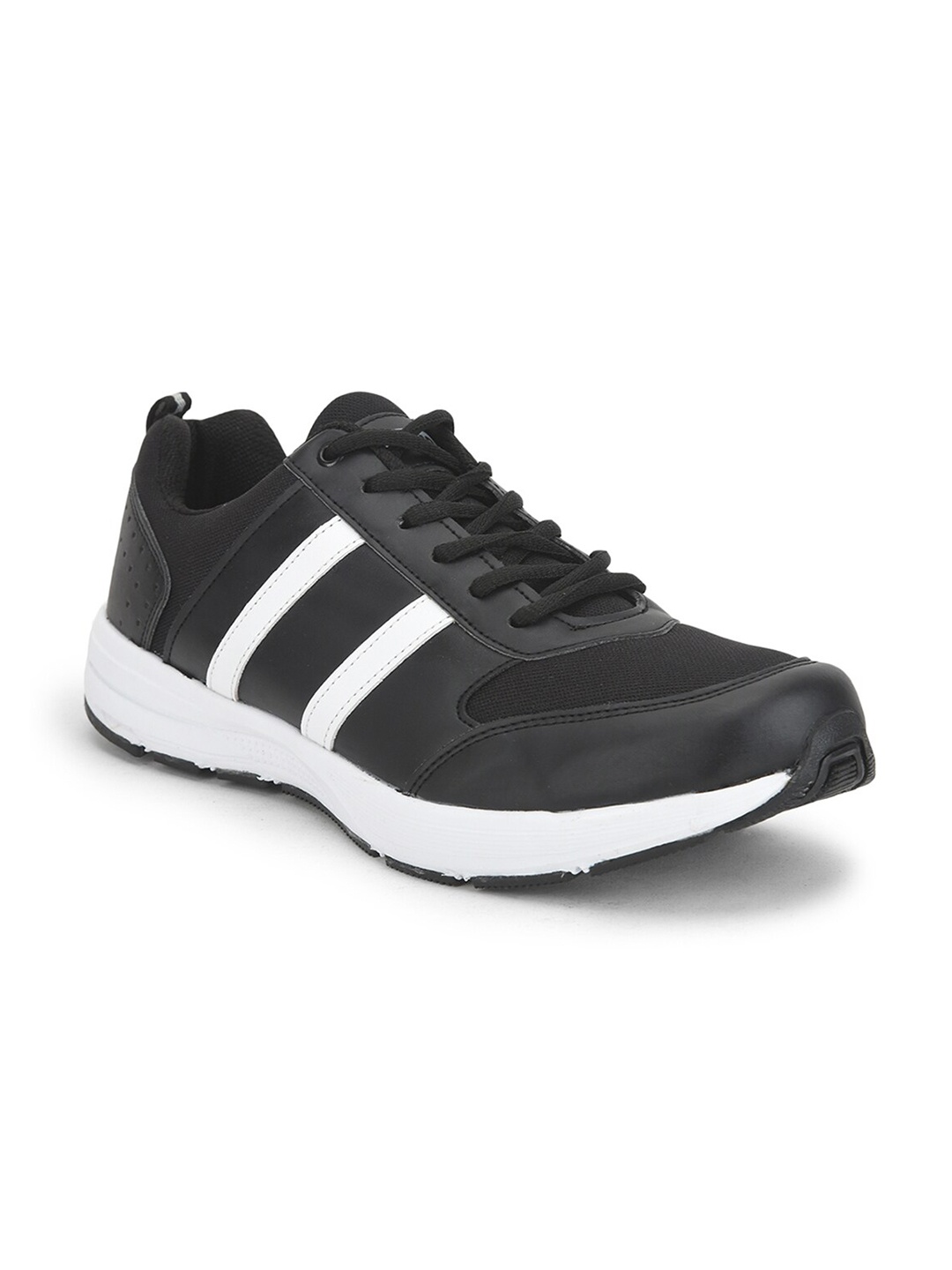 

Liberty Men Black Mesh Walking Non-Marking Shoes