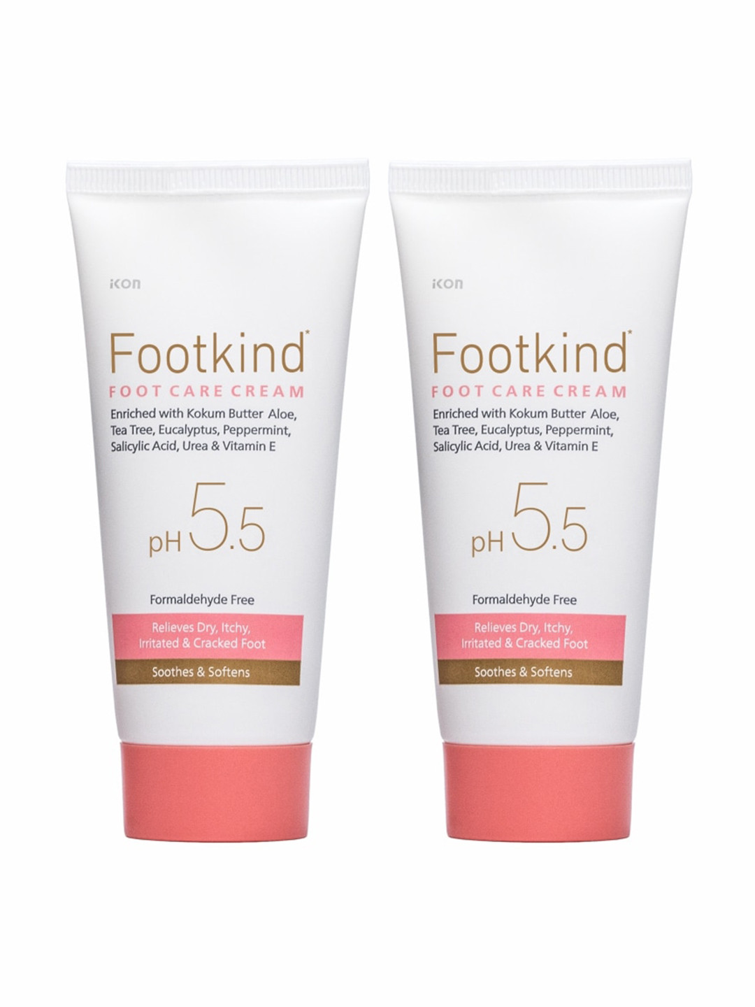 

FootkInd Set Of 2 Foot Care Cream 60 g Each, Na