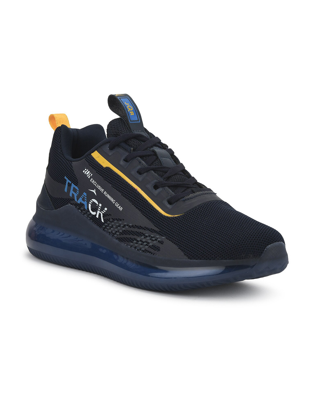 

JQR Men Navy Blue Mesh Running Shoes