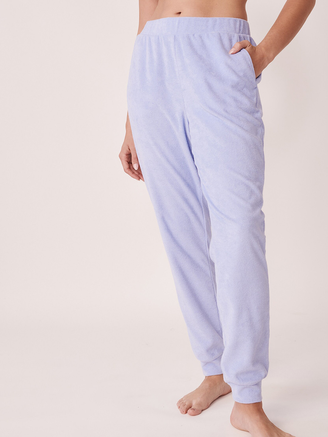 

La Vie en Rose Women Blue Solid Lounge pants