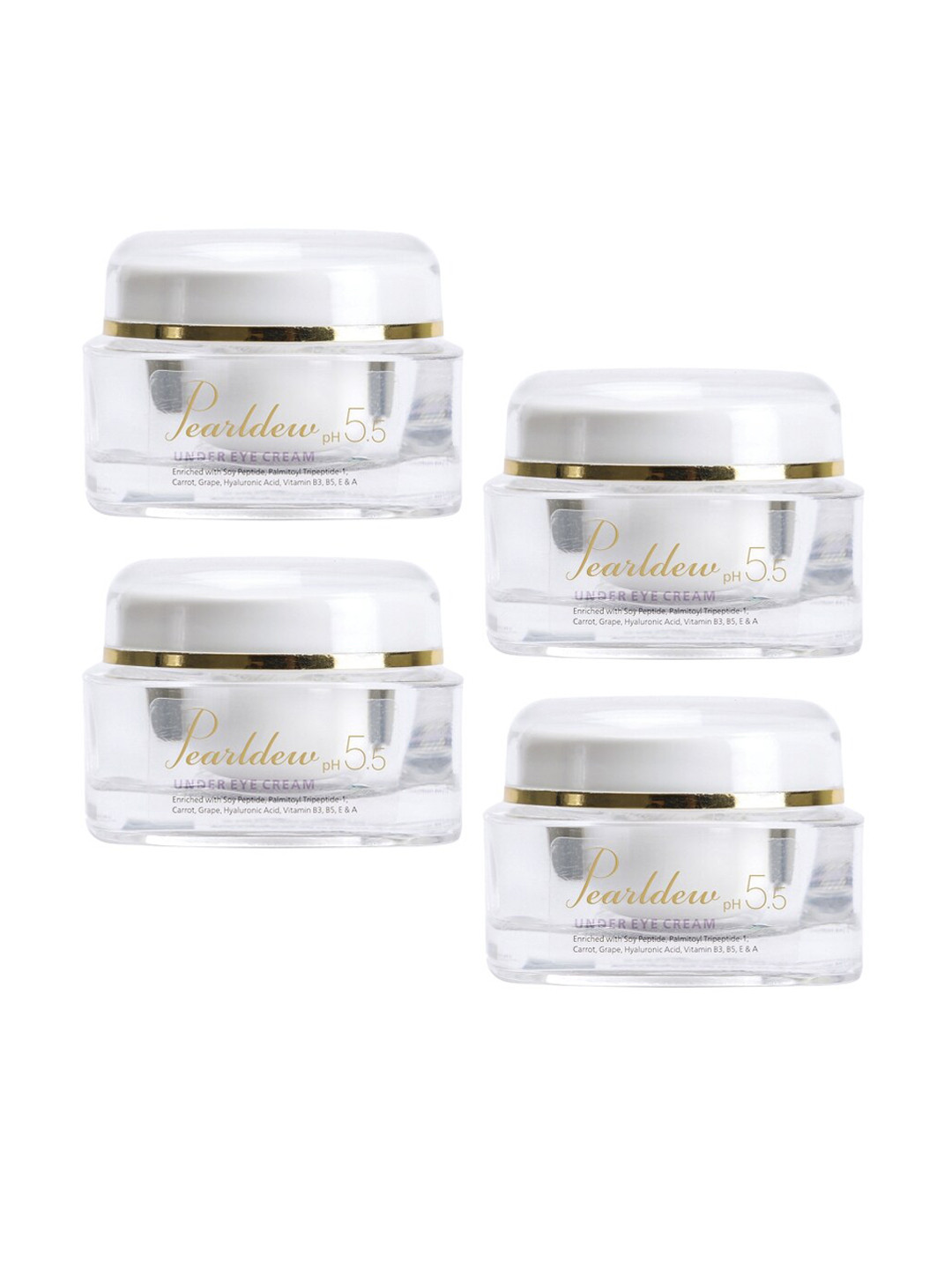

Pearldew Set Of 4 Under Eye Cream 30 g Each, Na