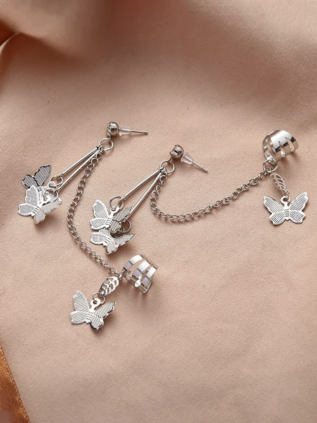 

Pinapes Silver-Plated Classic Drop Earrings