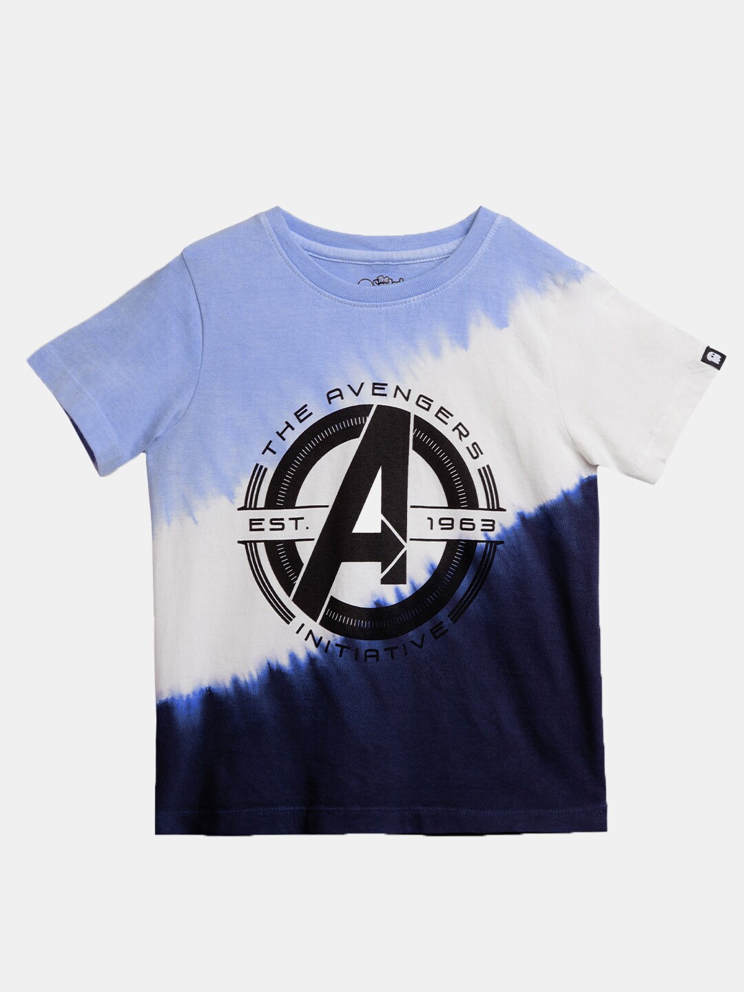 

The Souled Store Boys Violet & White Avengers Printed T-shirt