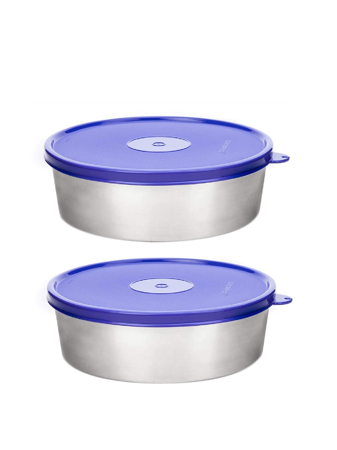 

SignoraWare Set of 2 Dishwasher Safe Violet Steel Food Container